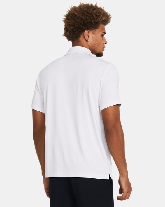 Men's UA Playoff 3.0 Fitted Polo in White image number 1